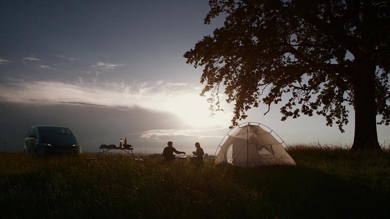 Solarauto Camping