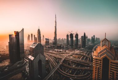 Dubai aus der Vogelperspektive