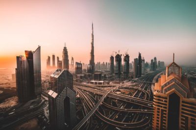 Dubai aus der Vogelperspektive